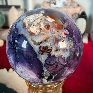 Extremely Rare Tiffany Stone Sphere | Genuine Bertrandite | Utah | Collector